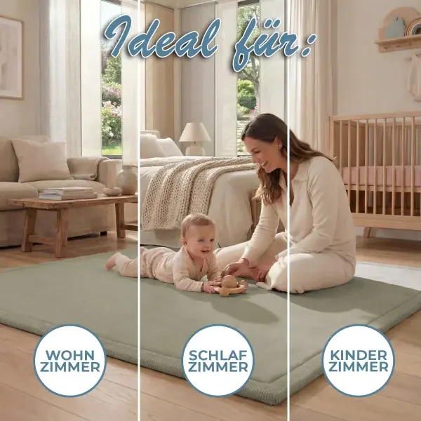 Sanosoft Krabbelteppich fuer jedes Zimmer