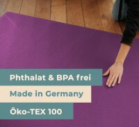 Sanosoft runde Krabbelmatte Pflaume 180