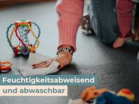 Sanosoft runde Krabbelmatte Pflaume 180
