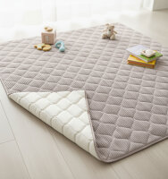 Sanosoft Krabbeldecke Soft-Cord Natur 130x150cm