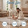 Sanosoft samtweicher und kuscheliger Krabbelteppich Sand / Beige 100 x 150 cm