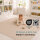 Sanosoft® Krabbelmatte Made in Germany & Öko-Tex - 120cm X 120cm Sand / Beige