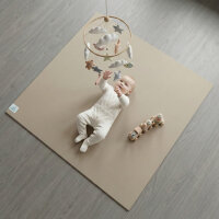 Sanosoft® Krabbelmatte Made in Germany & Öko-Tex - 120cm X 240cm Sand / Beige
