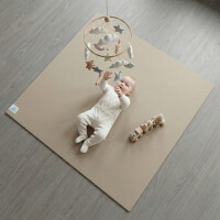 Sanosoft® Krabbelmatte Made in Germany & Öko-Tex - 180cm X 240cm Sand / Beige