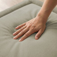 Sanosoft samtweicher und kuscheliger Krabbelteppich Schilfgrün 100x150cm