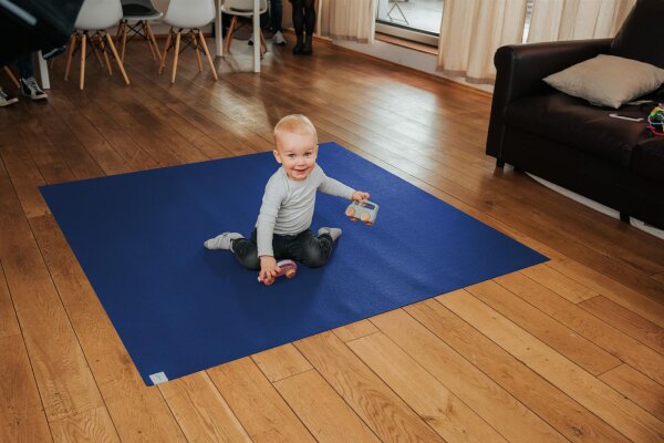 Sanosoft® Krabbelmatte 120x170cm Blau