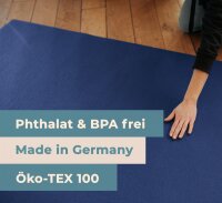 Sanosoft® Krabbelmatte 120x170cm Blau