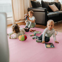 Sanosoft® Krabbelmatte 120cmx140cm Rosa
