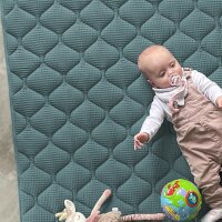 Sanosoft Krabbeldecke Petrol 120x120cm